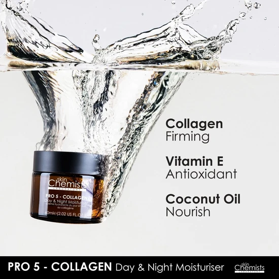 skinChemists Pro-5 Collagen Day & Night Moisturiser 60ml