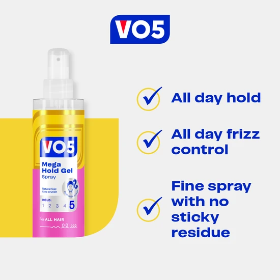 VO5 Mega Hold Control Gel Spray 200ml