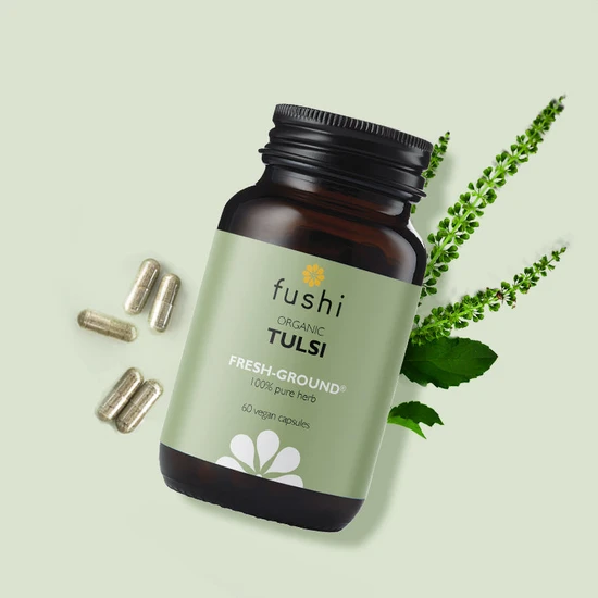 Fushi Organic Tulsi Capsules 60 Capsules