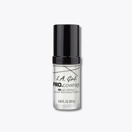 L.A. Girl Pro.Coverage HD Long Wear Illuminating Liquid Foundation Dark Chocolate