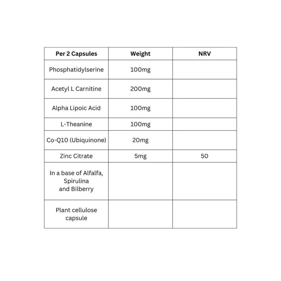 Viridian Cognitive Complex Capsules 60 Capsules
