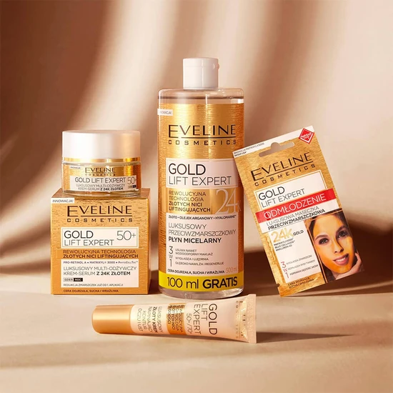 Eveline Gold Lift Expert Rejuvenation Luxury Anti-Wrinkle Mask 3-in-1 7ml