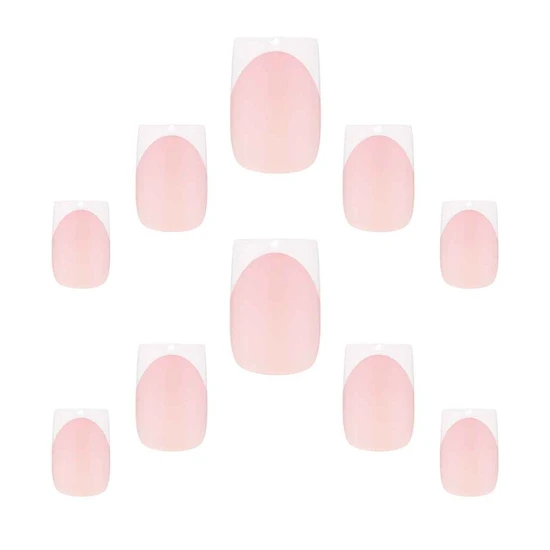 Elegant Touch Salon French 164 Sharp Square Nails