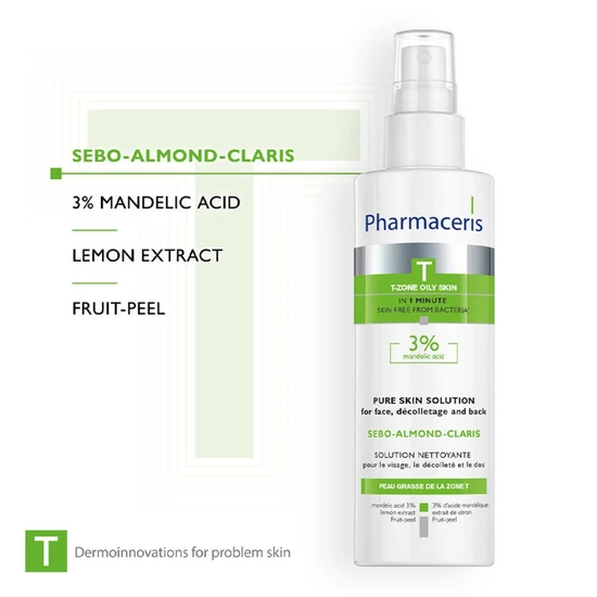 Pharmaceris T Sebo-Almond-Claris Bacteriostatic Solution
