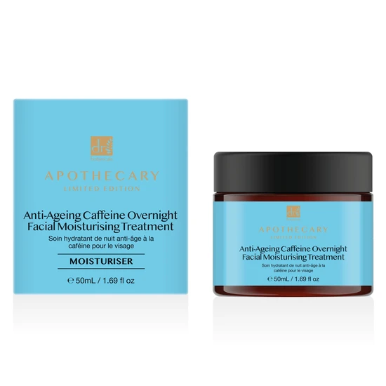 Dr Botanicals Anti-Ageing Caffeine Overnight Facial Moisturising Treatment 50ml