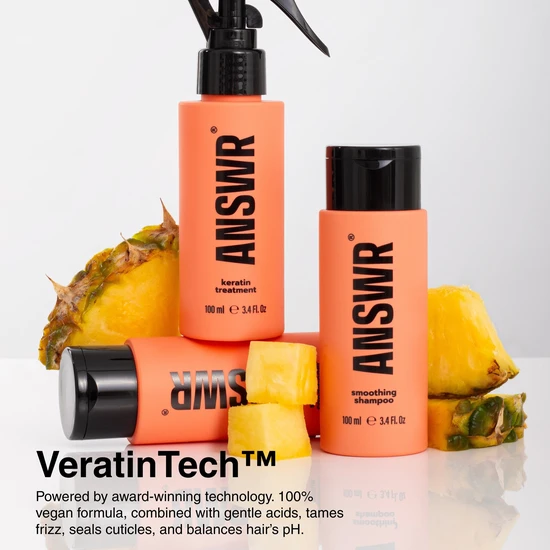 Answr At-home Keratin Treatment Kit Keratin Treatment + Shampoo + Conditioner
