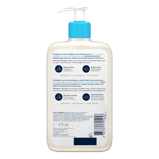 CeraVe SA Smoothing Cleanser Bumpy Skin 473ml