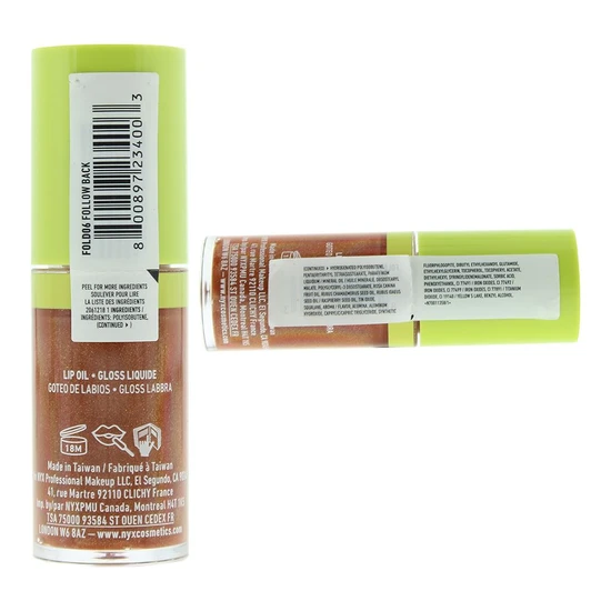 NYX Professional Makeup Fat Oil Lip Drip Lip Oil Follow Back