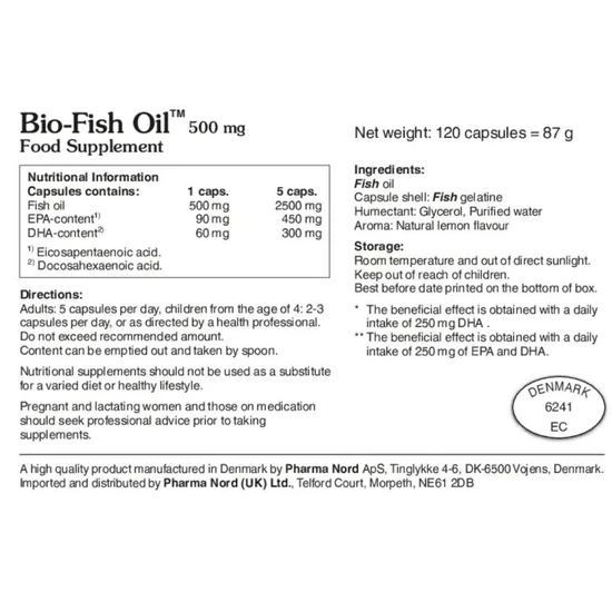 Pharmanord Pharma Nord Bio-Fish Oil Capsules 240 Capsules