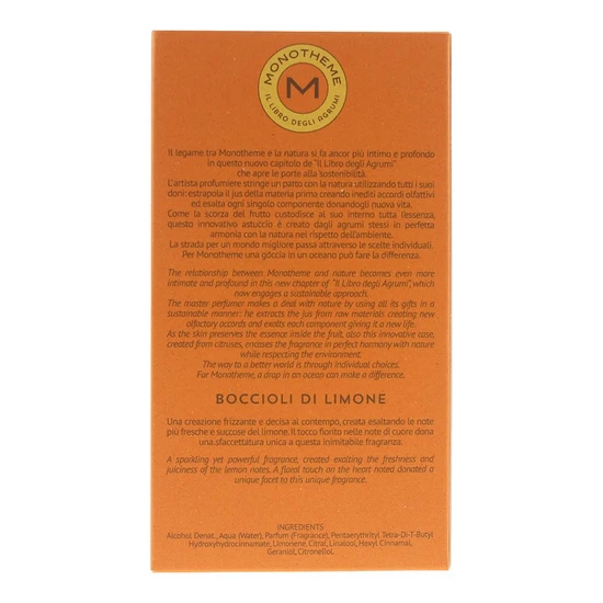 Monotheme Boccioli Di Limone Eau De Toilette 100ml