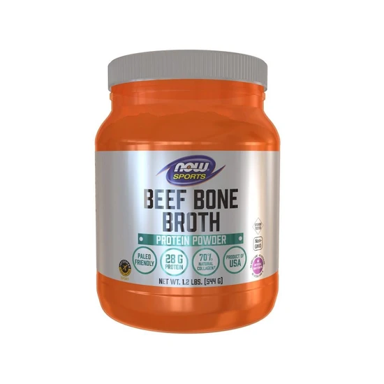 NOW Foods Bone Broth Beef Powder 544g