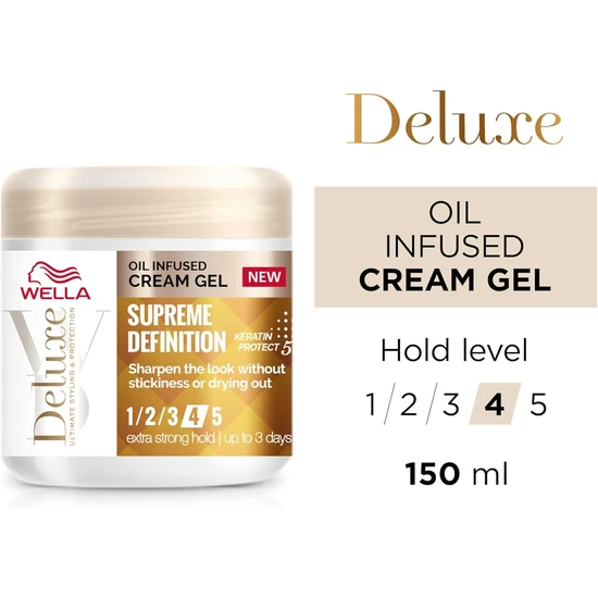 Wella Deluxe Supreme Definition Oil Infused Cream Gel 150ml