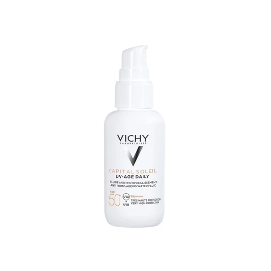 Vichy Capital Soleil Uv Age Daily SPF 50+ Invisible Sun Cream With Niacinamide 40ml