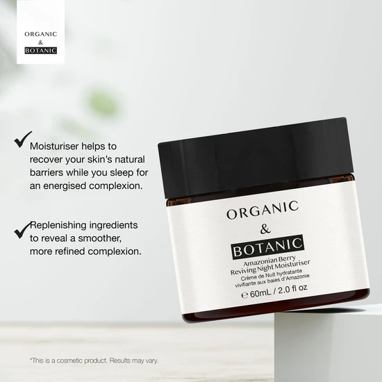 Organic & Botanic Amazonian Berry Night Moisturiser 60ml