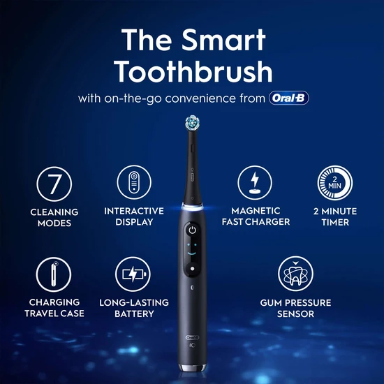 Oral B iO 9 Black Electric Toothbrush Black