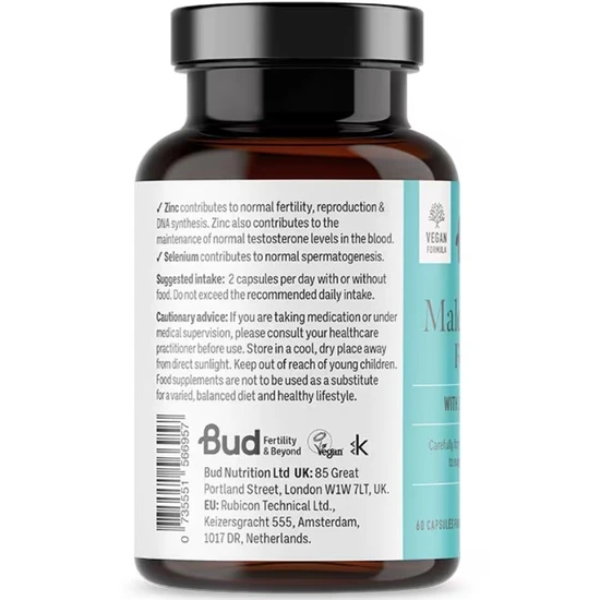 Bud Nutrition Male Fertility Formula 60 Tablets