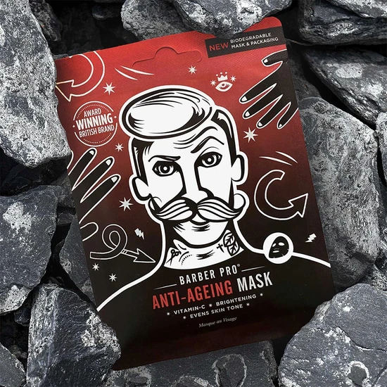 BARBER PRO Anti-Ageing Face Sheet Mask x1
