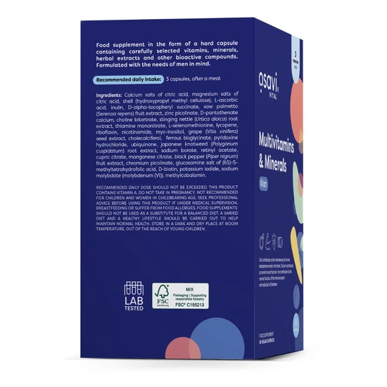 Osavi Multivitamins & Minerals Man Capsules 90 Capsules