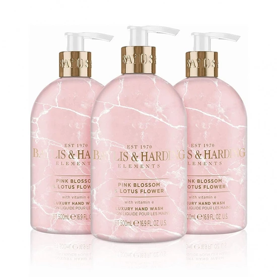 Baylis & Harding Elements Pink Blossom & Lotus Flower Hand Wash 500ml