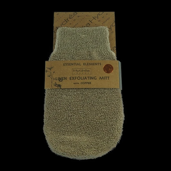Hydrea London Copper Linen Exfoliating Mitt