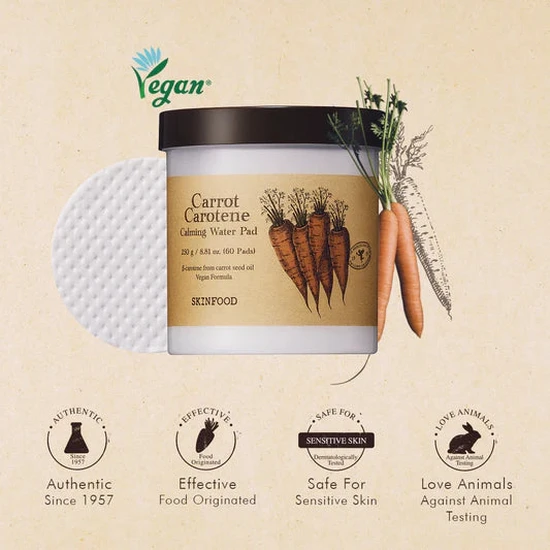 Skinfood Carrot Carotene Calming Water Pad 250g