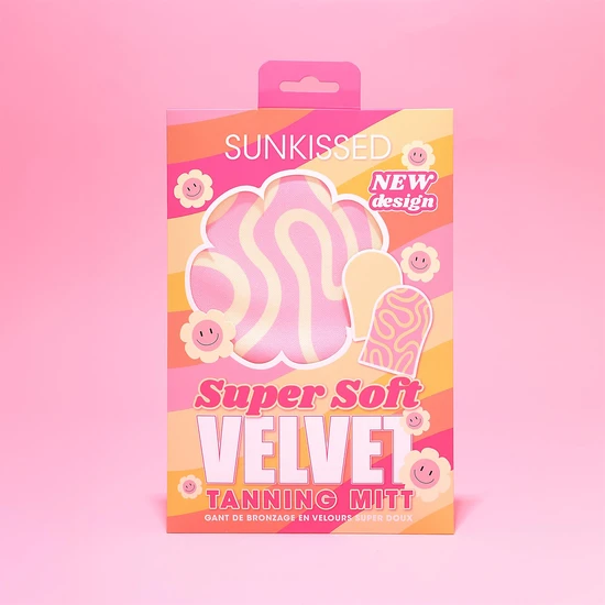 Sunkissed Super Soft Velvet Single Sided Tanning Mitt