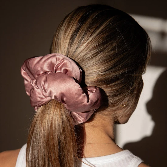Drowsy Damask Rose Padded Scrunchie x1