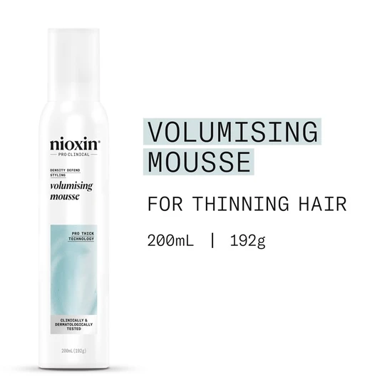 Nioxin Density Defend Styling Volumising Mousse For Thinning Hair 200ml