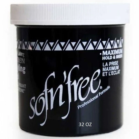 Sofn'Free Protein Styling Gel Black 180ml