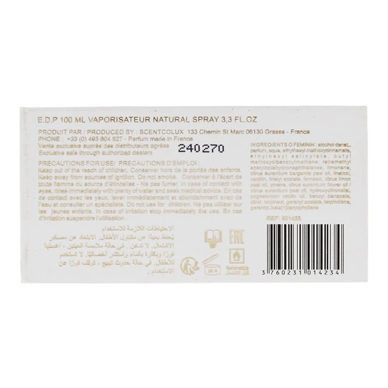 M. Micallef Secrets Of Love O Feminin Eau De Parfum 100ml