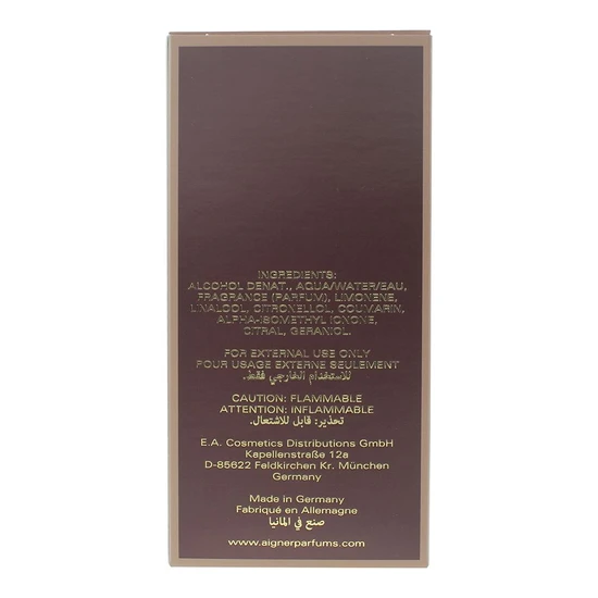 Aigner Initial Eau De Toilette 100ml