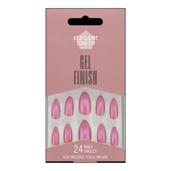 Elegant Touch Gel Finish False Nails 24 Nails