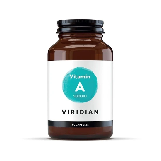 Viridian Vitamin A 5000IU Capsules 60 Capsules