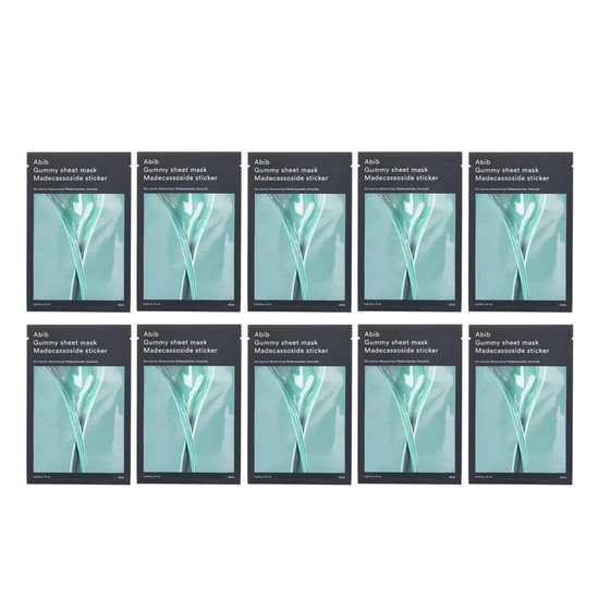 Abib Gummy Sheet Mask Madecassoside Sticker 27ml x 10pcs