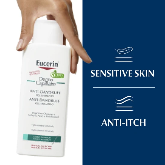 Eucerin DermoCapillaire Anti-Dandruff Gel Shampoo 250ml