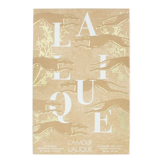 Lalique L'Amour Eau De Parfum 50ml Gift Set 50ml Eau De Parfum & 150ml Body Lotion