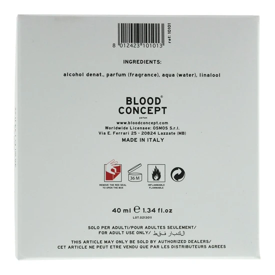 Blood Concept O Dropper Eau De Parfum 40ml