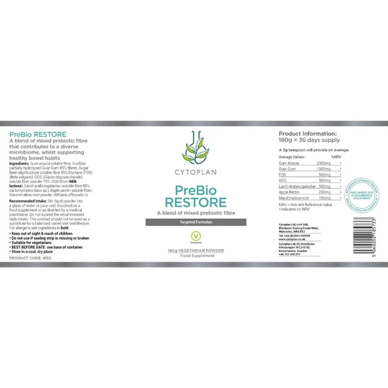 Cytoplan PreBio Restore Powder 180g