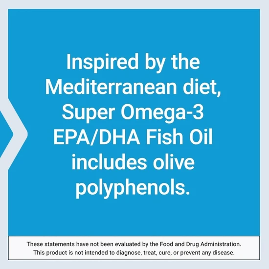 Life Extension Super Omega-3 EPA/DHA With Sesame Lignans & Olive Extract 120 Softgels