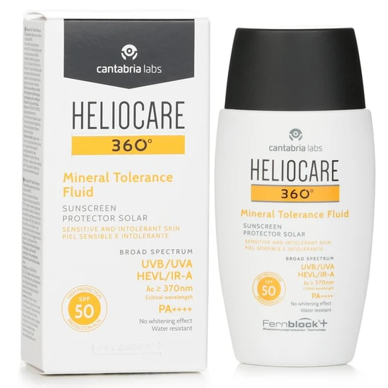 Heliocare 360 Mineral Tolerance Fluid SPF 50 50ml
