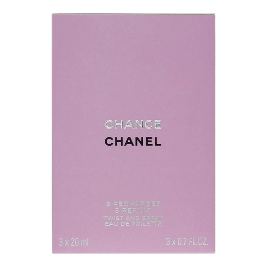 CHANEL Chance Eau De Toilette 3 x 20ml