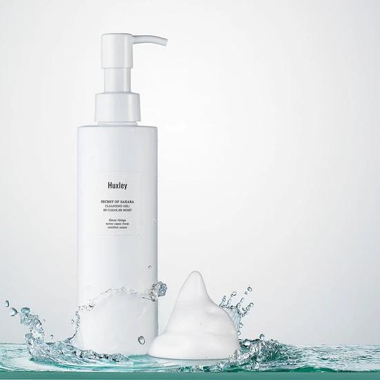 Huxley Cleansing Gel: Be Clean, Be Moist 200ml