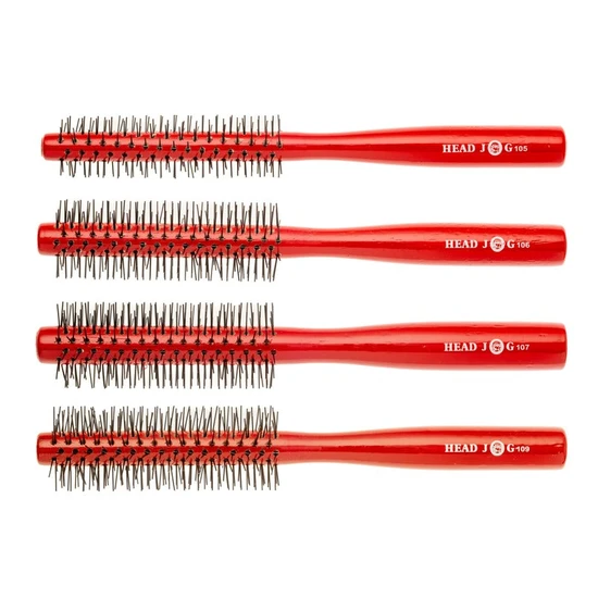 Head Jog Red Wooden Brush 105 (25mm)