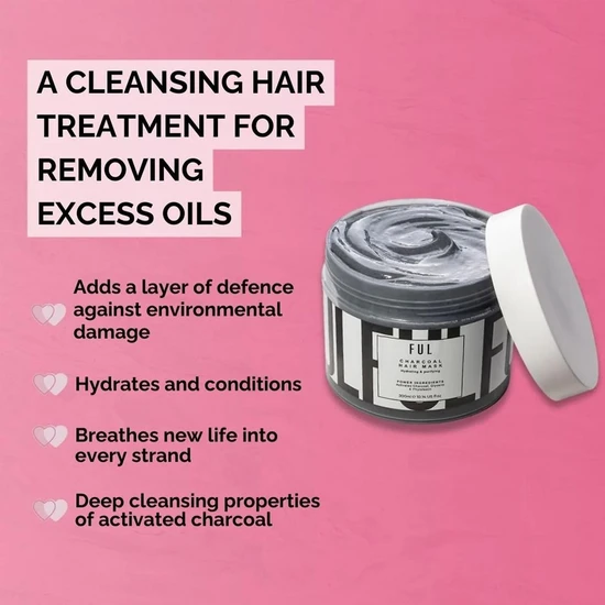 FUL CHARCOAL HAIR MASK 300ml