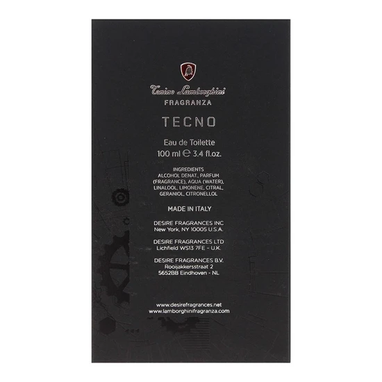 Tonino Lamborghini Forza Tecno Eau De Toilette 100ml