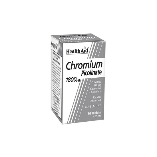 Health Aid Chromium Picolinate 200ug Tablets 60 Tablets