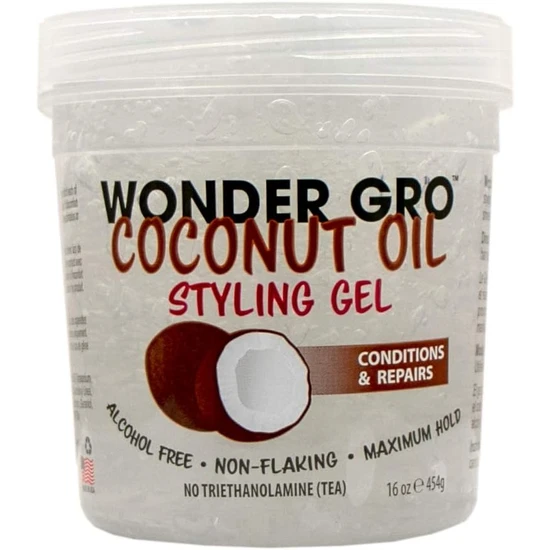 Wonder Gro Coconut Oil Styling Gel 454g