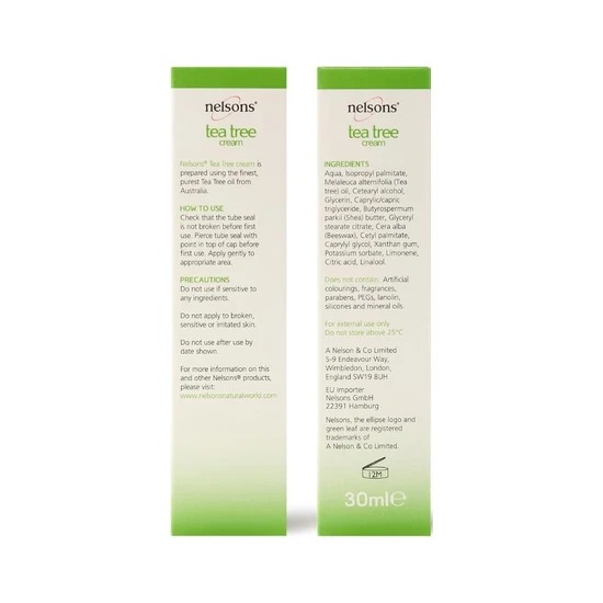 Nelsons Tea Tree Cream 30ml