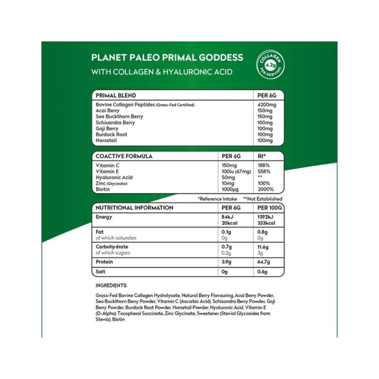 Planet Paleo Primal Goddess 210g