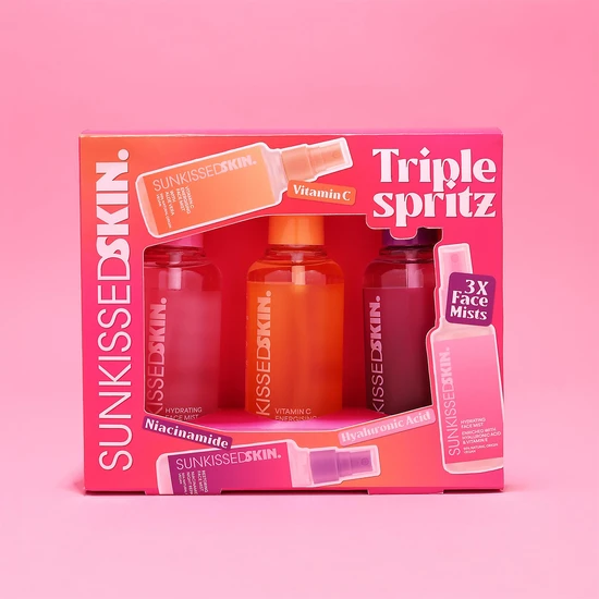 Sunkissed Triple Spritz Face Mists 3 x 100ml